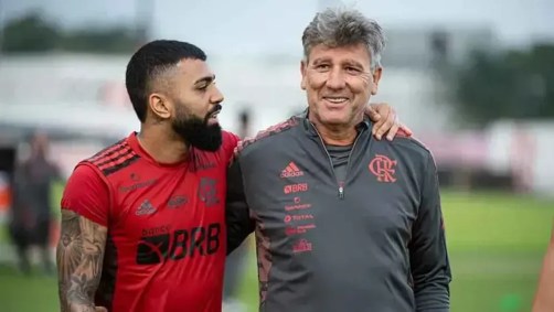 Gabigol viveu grande fase sob o comando de Renato Gaúcho