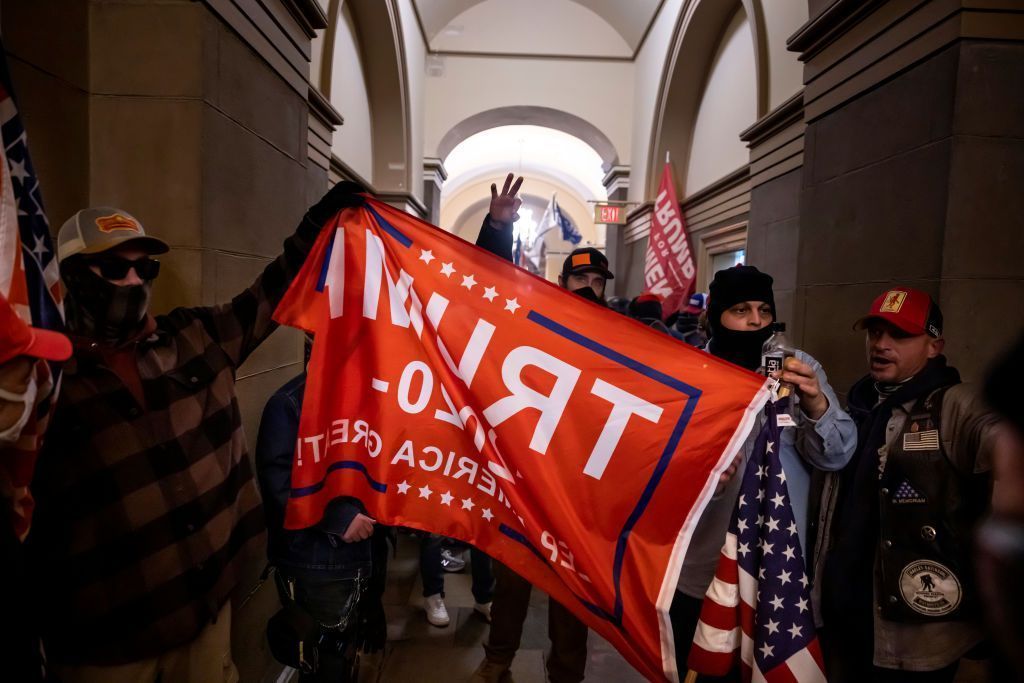 Trump Supporters Hold "Stop The Steal" Rally In DC Amid Ratification Of Presidential Election