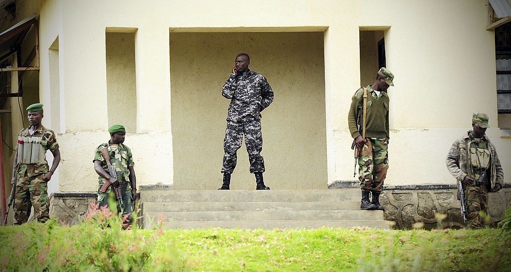 General Sultani Makenga, do grupo M23, em Rutshuru, República Democrática do Congo