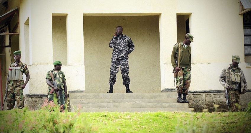 General Sultani Makenga, do grupo M23, em Rutshuru, República Democrática do Congo • 27 de abril de 2013 / Leon Sadiki/City Press/Gallo Images/Getty Images