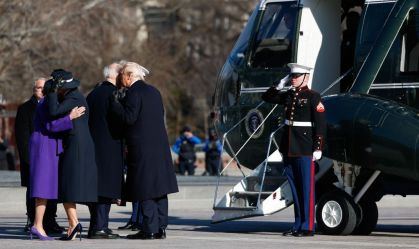 Trump e Melania se despedem de Biden em tradição da posse; entenda