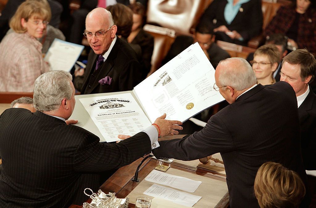 Joint Session Of Congress Tallies Electoral Votes