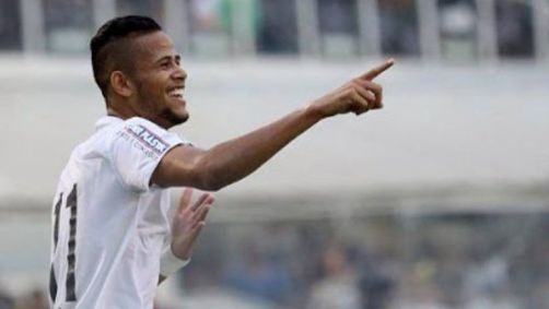 Geuvânio nos tempos de Santos