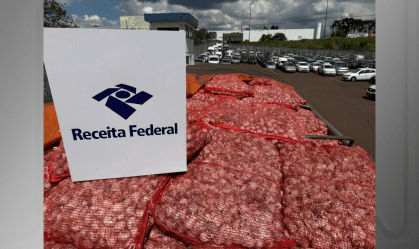 Receita Federal apreende mais de 20 toneladas de alho contrabandeado no PR