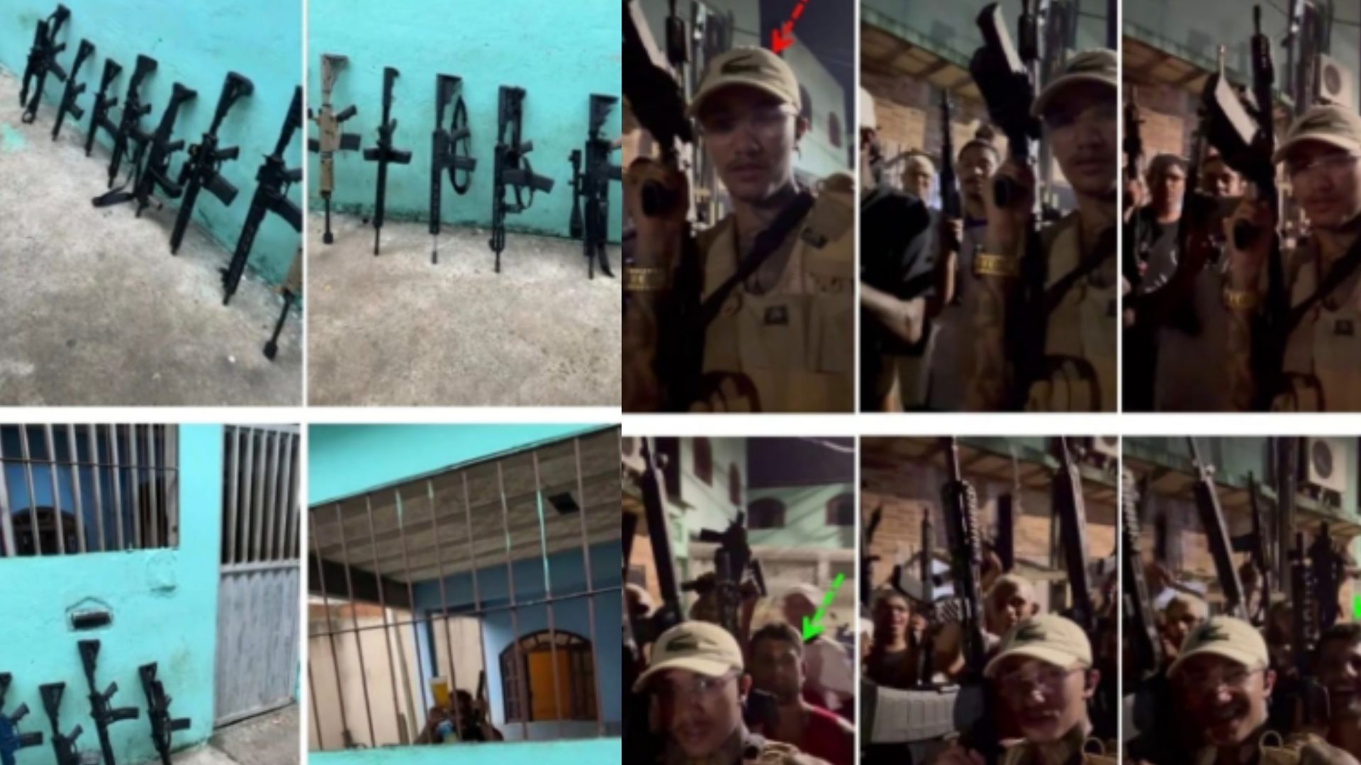 Imagens mostram traficantes exibindo armamentos em redes sociais