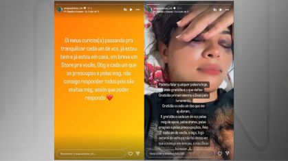 Influencer se manifestou pelas redes sociais após caso de agressão