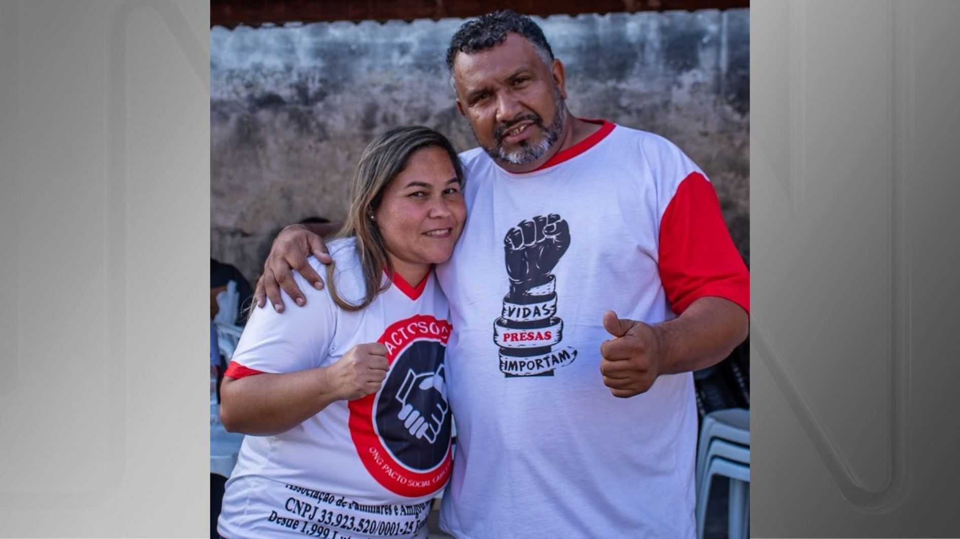 Luciene Neves e Geraldo Salles são presidente e vice-presidente de ONG suspeita de ter ligação com o PCC