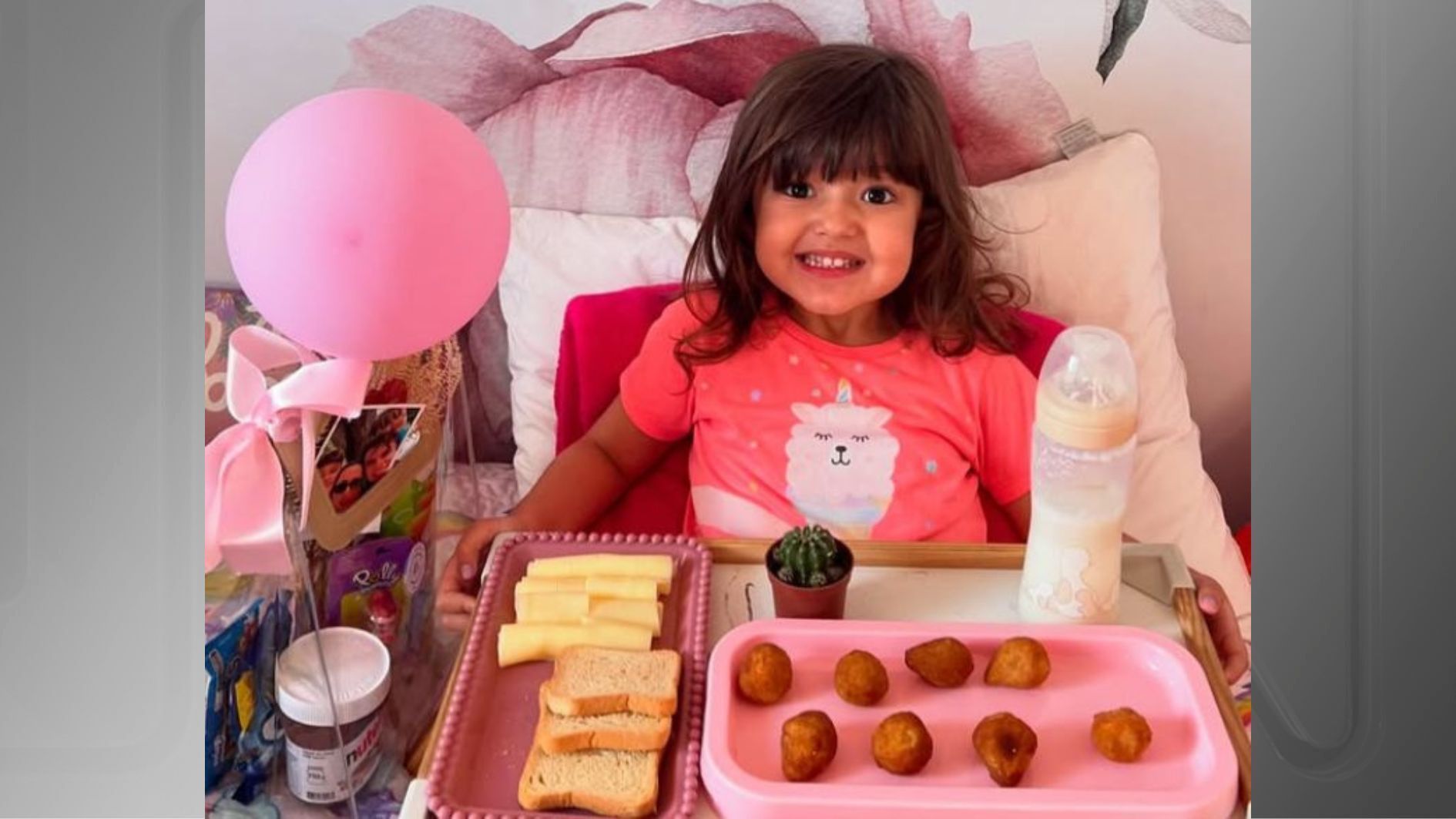 Bruna Brito Barbosa de Araújo, de 4 anos, morreu após ficar internada por amigdalite em Pernambuco