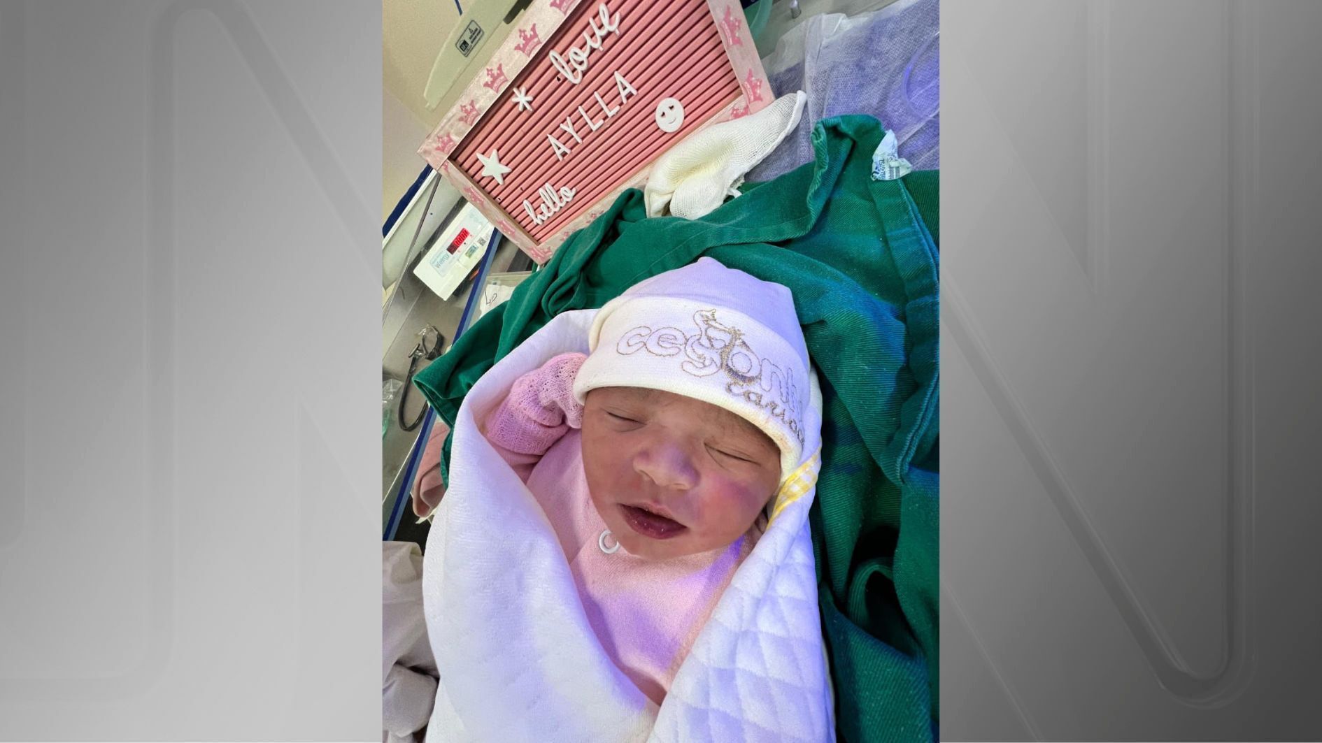 Aylla Heloísa nasceu no Hospital Municipal Albert Schweitzer, em Realengo