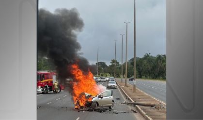 Acidente ocorreu próximo à Ponte JK, perto do centro da capital federal