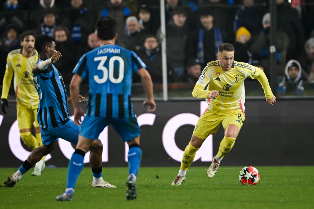 Juve empata com o Brugge fora de casa
