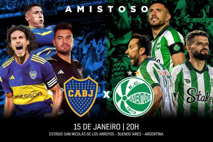 Juventude fará amistoso contra o Boca Juniors • Reprodução/ EC Juventude