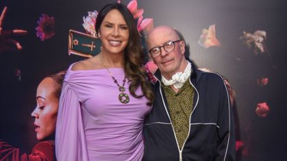 Karla Sofía Gascón e Jacques Audiard na pré-estreia de "Emilia Pérez"