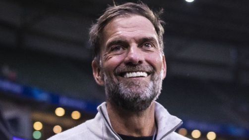 Klopp no Allianz Parque durante jogo entre Palmeiras e Red Bull Bragantino