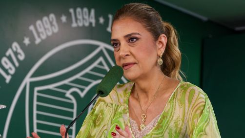 Leila Pereira, presidente do Palmeiras