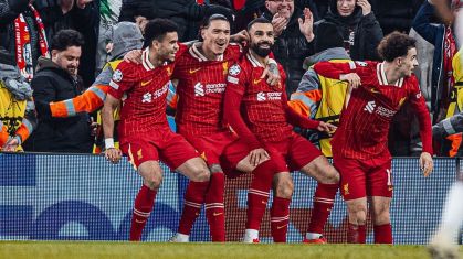 Liverpool está classificado para as oitavas de final da Champions League