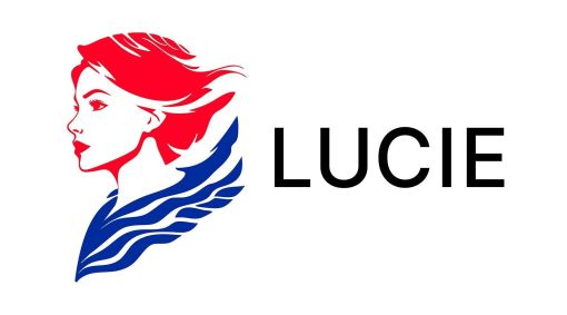 Logotipo do modelo de chatbot de IA francês Lucie