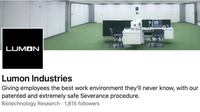 Página de Linkedin da Lumon • Reprodução