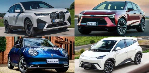 BMW iX, Chevrolet Blazer EV, GWM Ora 03 e BYD Dolphin Mini
