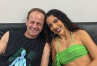 Juliano Floss mostra encontro do pai com Marina Sena: "Minhas vidas"