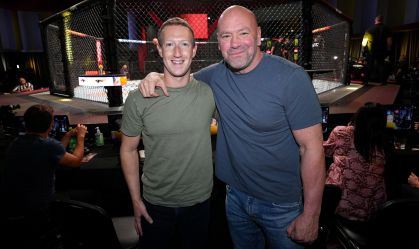Presidente do UFC, Dana White ganha cargo diretivo na Meta, de Mark Zuckerberg