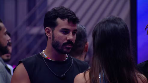 Mateus e Vitória Strada tiveram pequeno atrito em festa