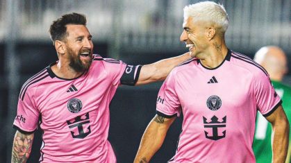 Messi e Suárez, jogadores do Inter Miami