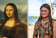 Brasileiro recria obras de arte com mulheres indígenas da Amazônia; veja