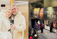 Angélica e Huck assistem a "Ainda Estou Aqui" em cinema lotado em NY