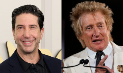 David Schwimmer diz que uma vez entregou papéis de divórcio a Rod Stewart