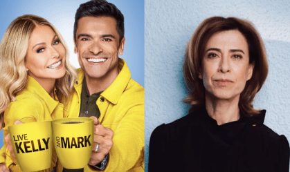 Montagem com Live with Kelly & Mark e Fernanda Torres