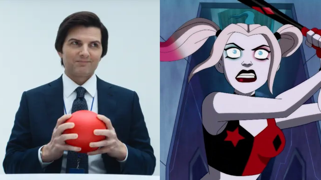 Montagem com Ruptura e Harley Quinn