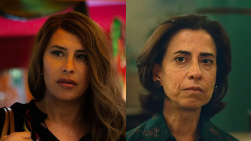 Montagem com imagens dos filmes "Emilia Pérez" e "Ainda Estou Aqui"