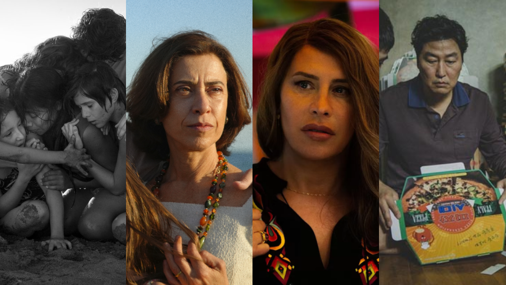 Montagem com produções indicadas ao Oscar de Melhor Filme e Melhor Filme Internacional