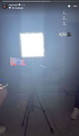Neymar faz "gravação misteriosa" • Reprodução / Neymar