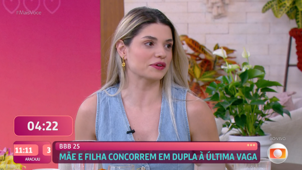 Nicole disputa uma vaga ao BBB 25 com a mãe