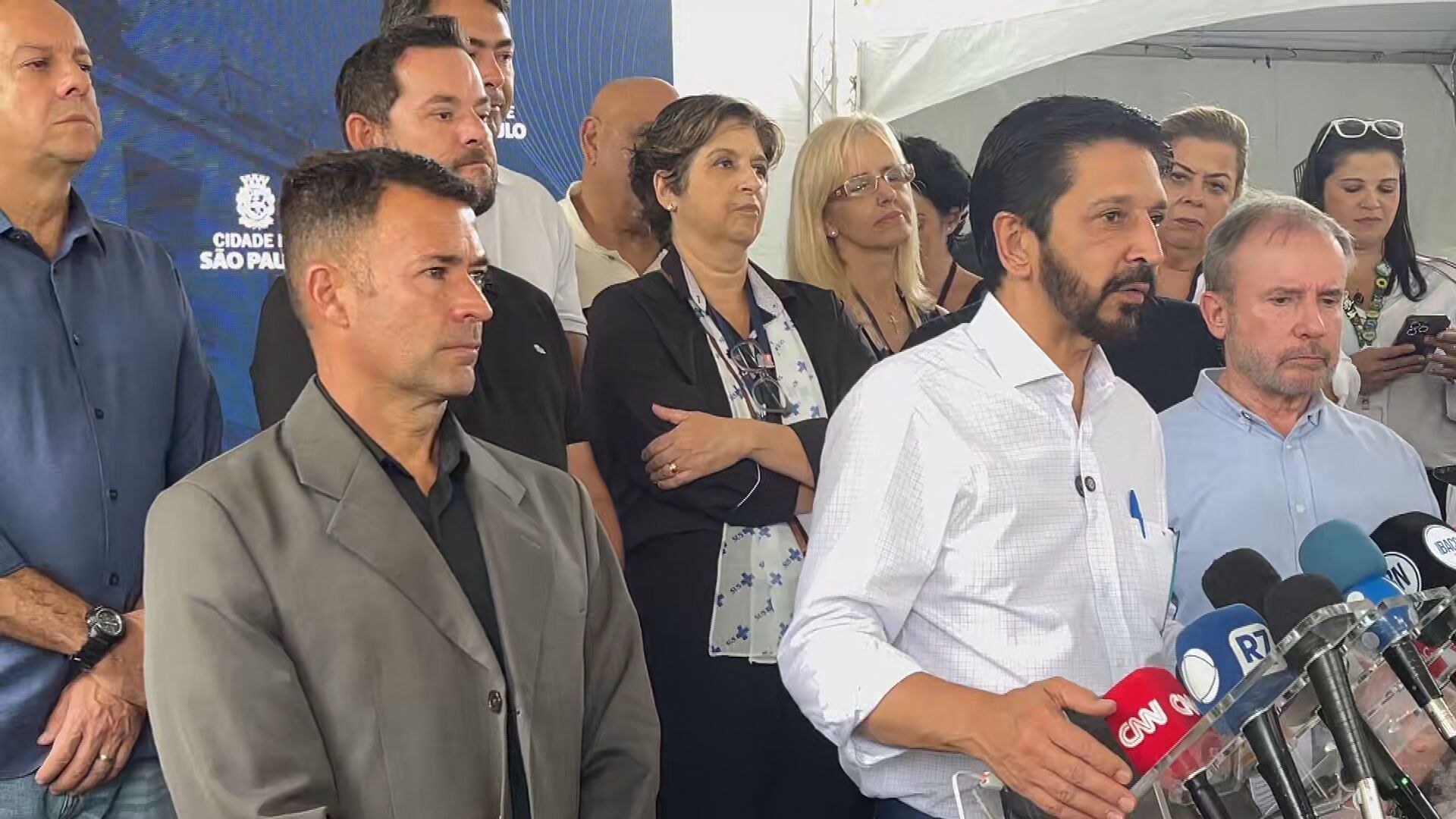 O prefeito de São Paulo, Ricardo Nunes (MDB)
