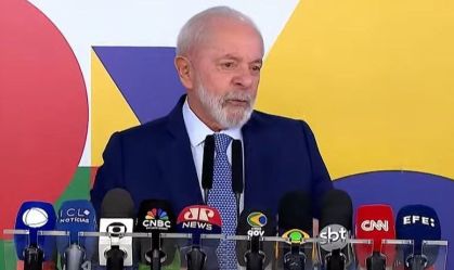 O presidente Luiz Inácio Lula da Silva (PT)