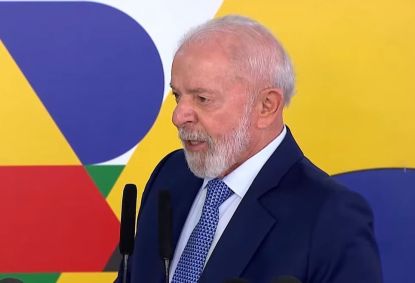 O presidente Luiz Inácio Lula da Silva (PT)