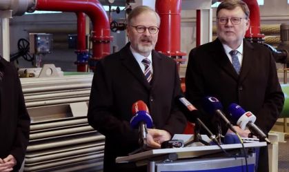 Primeiro-ministro da República Tcheca, Petr Fiala, anuncia fim da dependência de petróleo russo anuncia