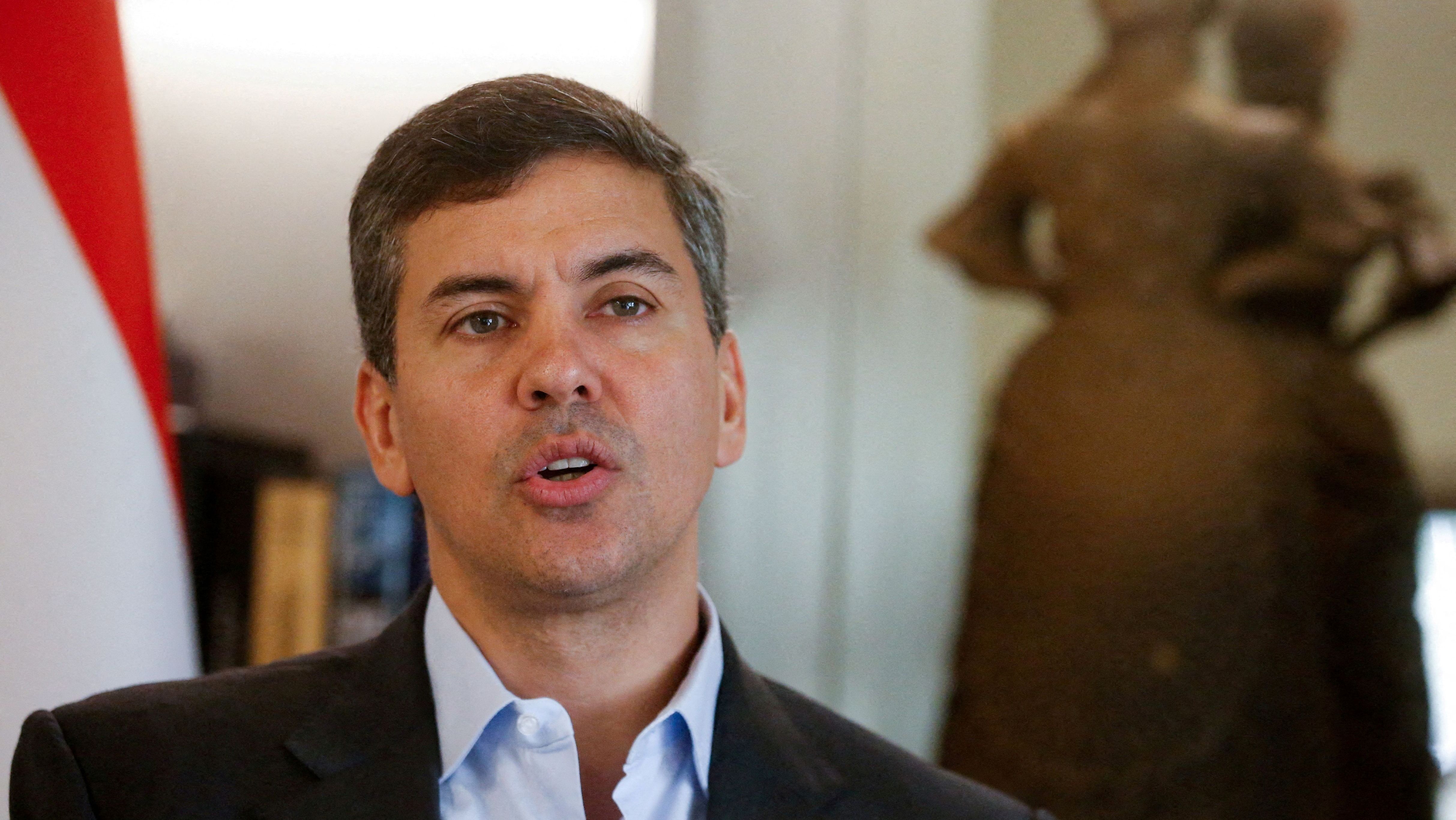 Presidente do Paraguai, Santiago Peña.
