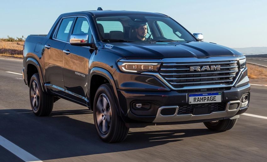 Rampage Laramie 2025: picape é exemplo de carro vendido no Brasil com tecnologia Adas nível 2 • Divulgação
