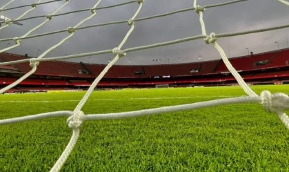 Gramado do estádio do MorumBIS