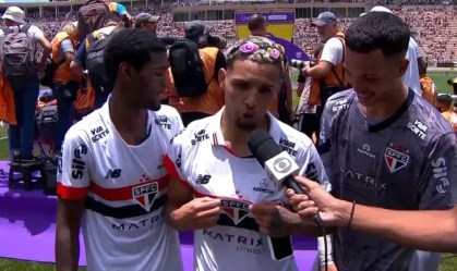 Meia do São Paulo provoca jogadores do Corinthians após título da Copinha