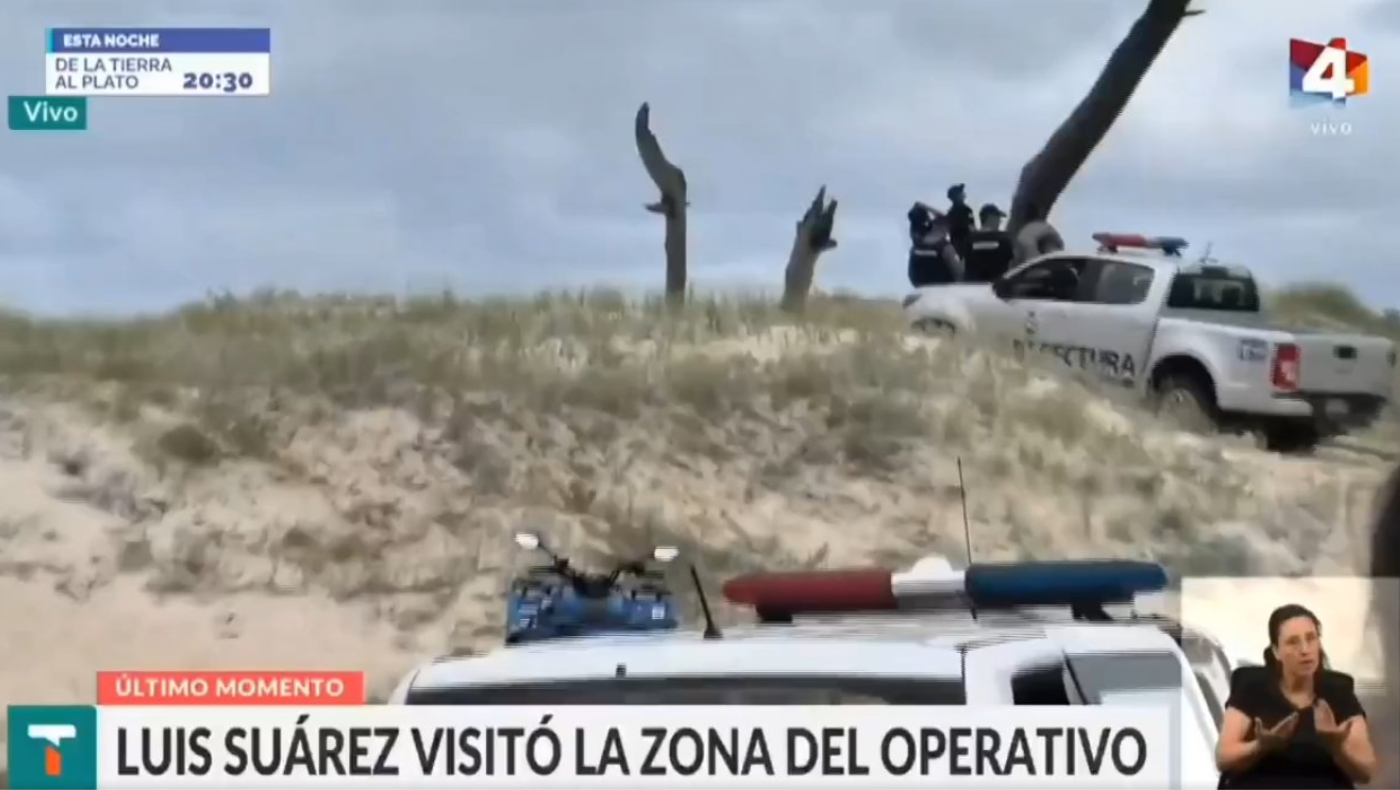 Suárez ajudou em salvamento no Uruguai