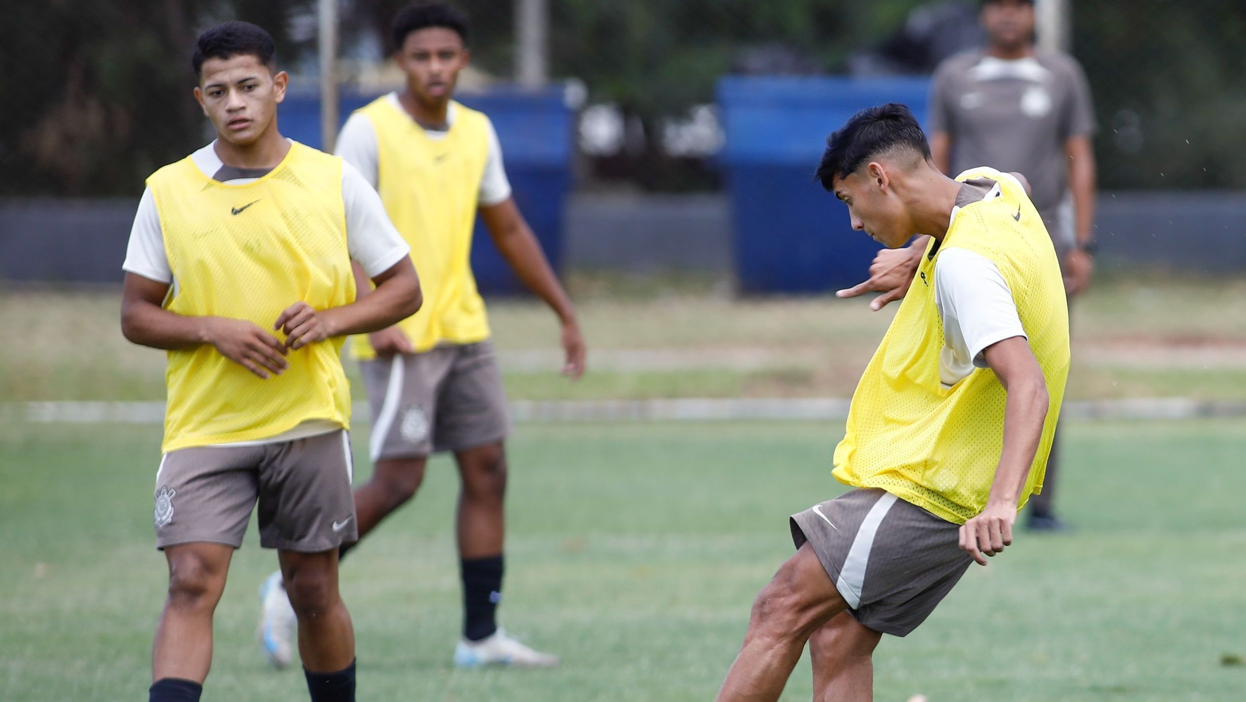 Treino do Corinthians sub20 durante a Copinha