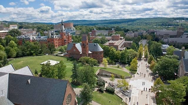 Cornell é uma universidade de pesquisa privada • Reprodução/Cornell