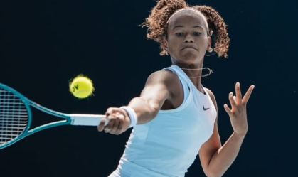 Victoria Barros em ação no Australian Open