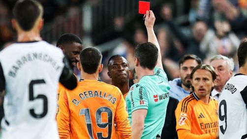 Vinícius Júnior foi expulso durante partida da LaLiga