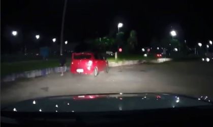 Vídeo: polícia recupera carro furtado após perseguição por ruas de Brasília